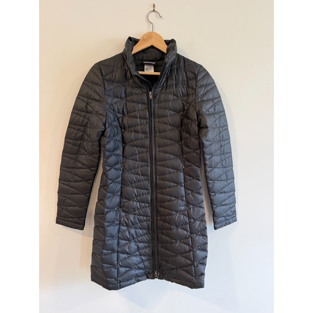 Patagonia Womens Fiona Down Parka Lightweight Insulated Puffer Black Size Small